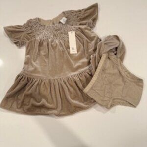 Velvet Swing Dress - 0-3 Months - NWT